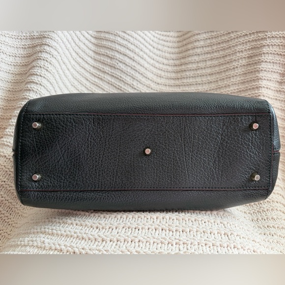 Furla Genuine Leather Top Handle Satchel w/ Detachable Crossbody Strap - Picture 9 of 10